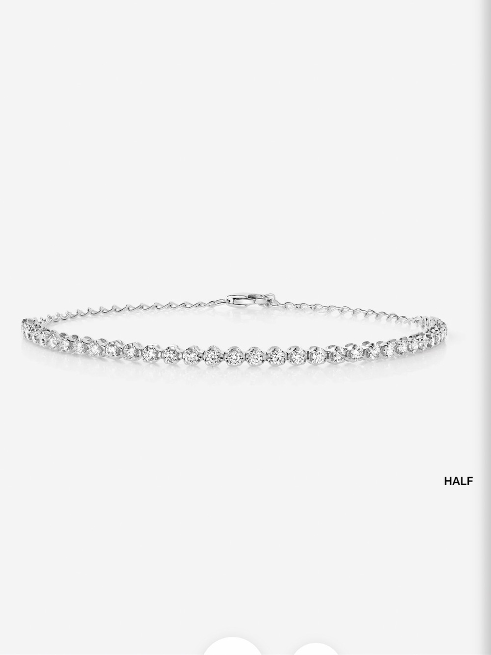 Ring Concierge Mini Diamond Tennis Bracelet